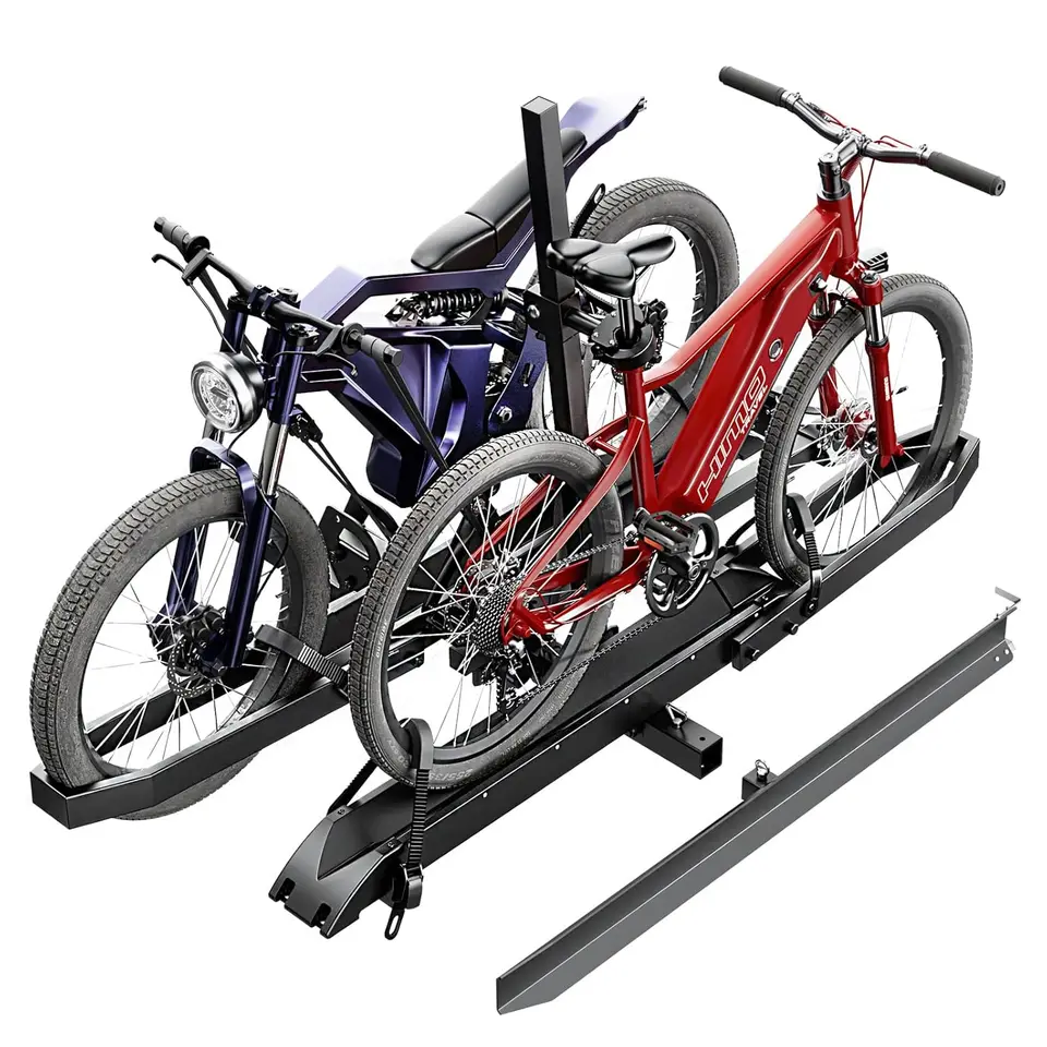 Heavy Duty Foldable Ebike Rack with Ramp