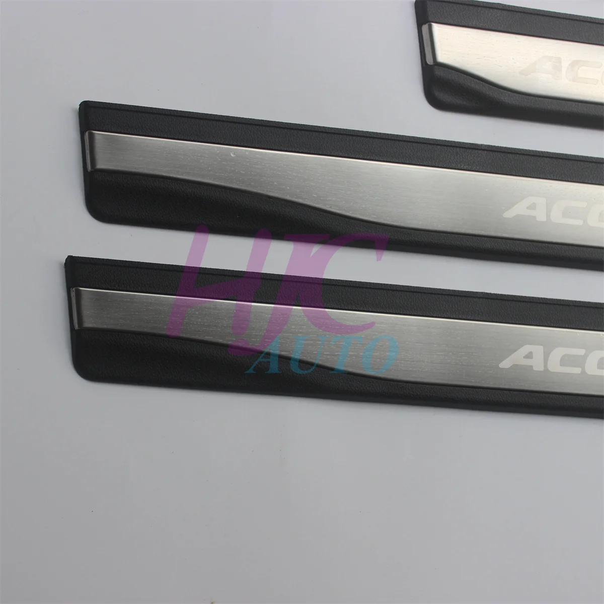 Car Styling Stainless Steel Led Door Sill Scuff Plate Guard Sills Protector Trim For Honda Accord 2018-2020 10TH