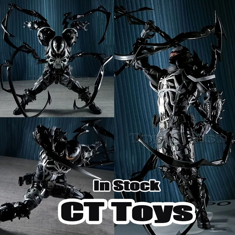 In Stock Ct Toys Venom Action Figure Kaiyodo Figurine Marvel Movable Collection Eugene Thompson Ko Model Decorate Toys Kids Gift