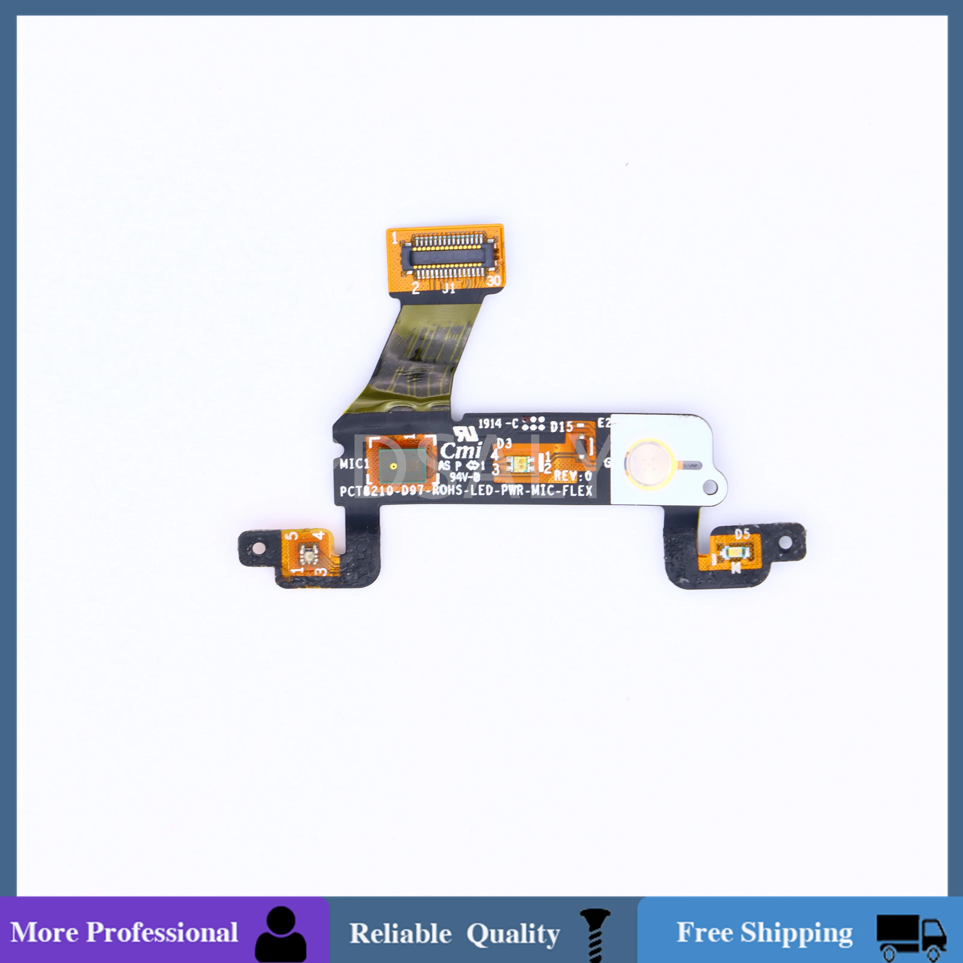 

Светодиодный, Power, Mic Flex Cable PCT8210-D97 для Zebra TC8300 TC83BH
