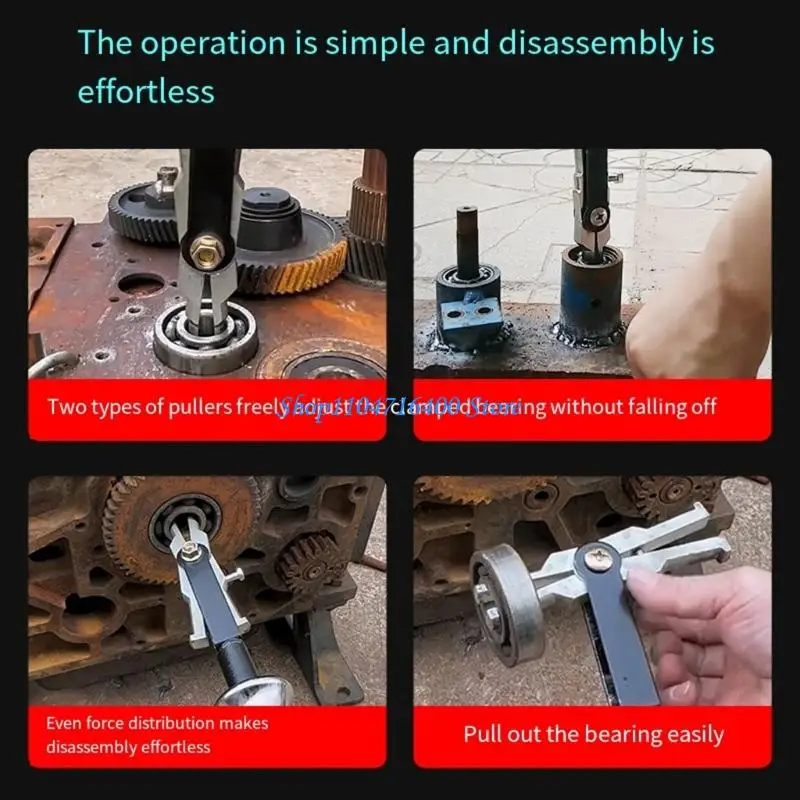 y1gd Bearing Puller Slide Hammer Tool Adjustable Diameter Heavy Duty Long Handle