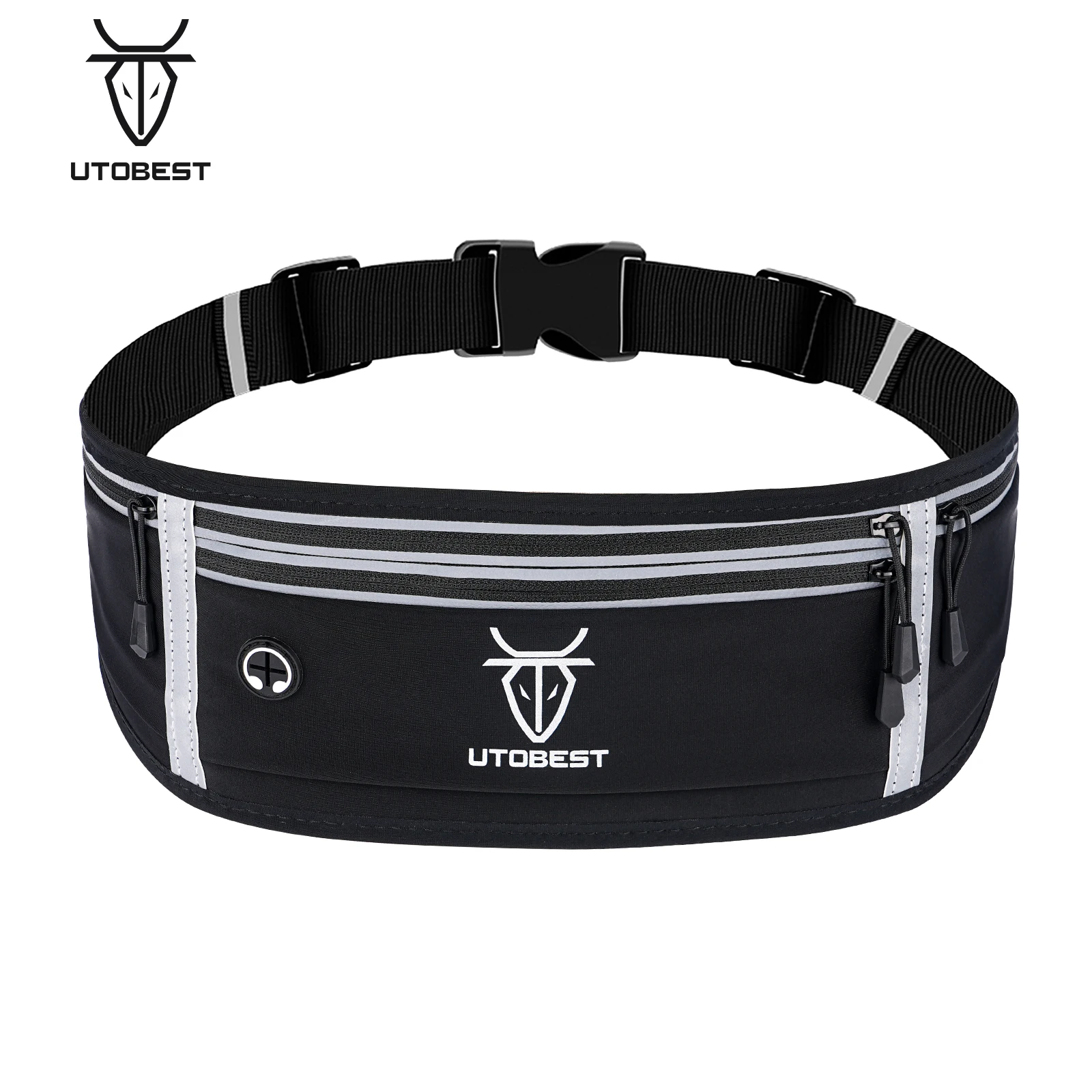 

UTOBEST Professional Running Waist Bag Lightweight Thin Marathon Yoga Belt Fanny Pack Sports Pack Bag