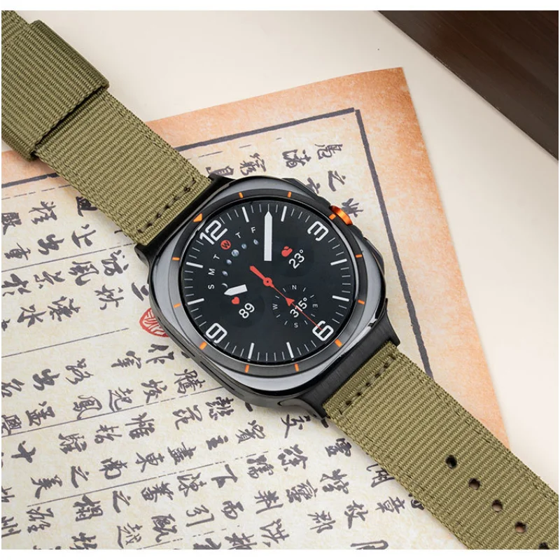 Sport Nylon Watch Strap for Samsung Watch 7/8 Ultra Band Bracelet Comfortable Breathable Ultra Band for Samsung Watch7  Ultra