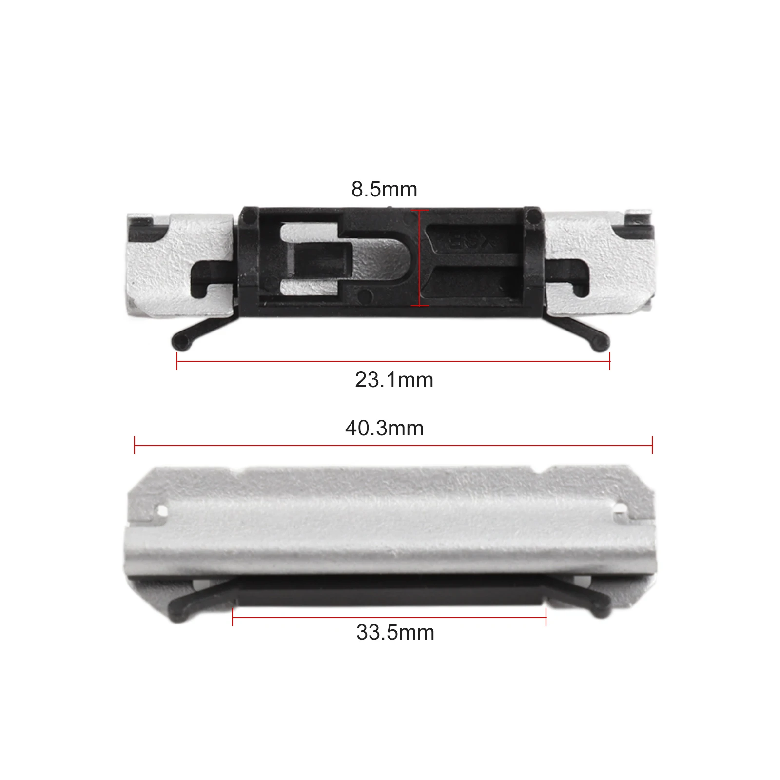 High-speed Driving 530i Windshield Clips Windshield Moulding Clips High-quality Material Perfect Fit Reliable Functionality