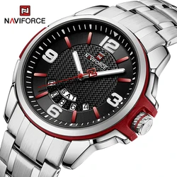 Fashion Wild NAVIFORCE Men's Wristwatch Quartz Military Sports Water Resistant Man Clock Business Casual Watch Relogio Masculino