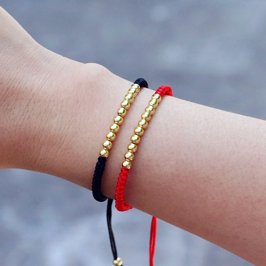 Classic Chinese Knot Bracelet Women Men Handmade Weaven Lucky Black Red String Braclet Casual Office Accessories Gift For Lover