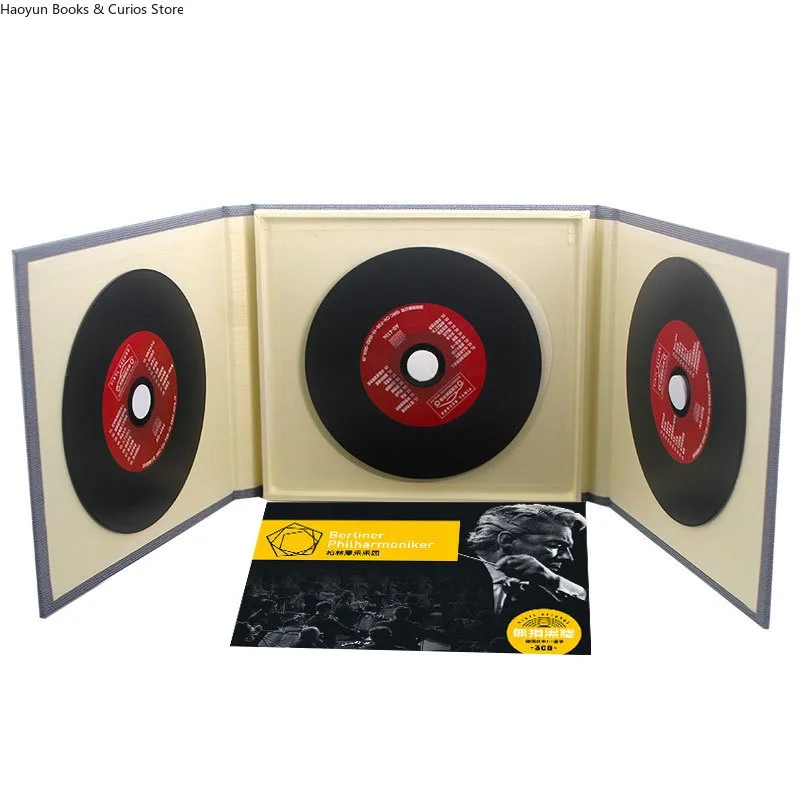 CD da Orquestra Filharmônica Berlim: Orquestra Sinfonia Clássico Golden Songs Seleção de Desempenho, 3 CD