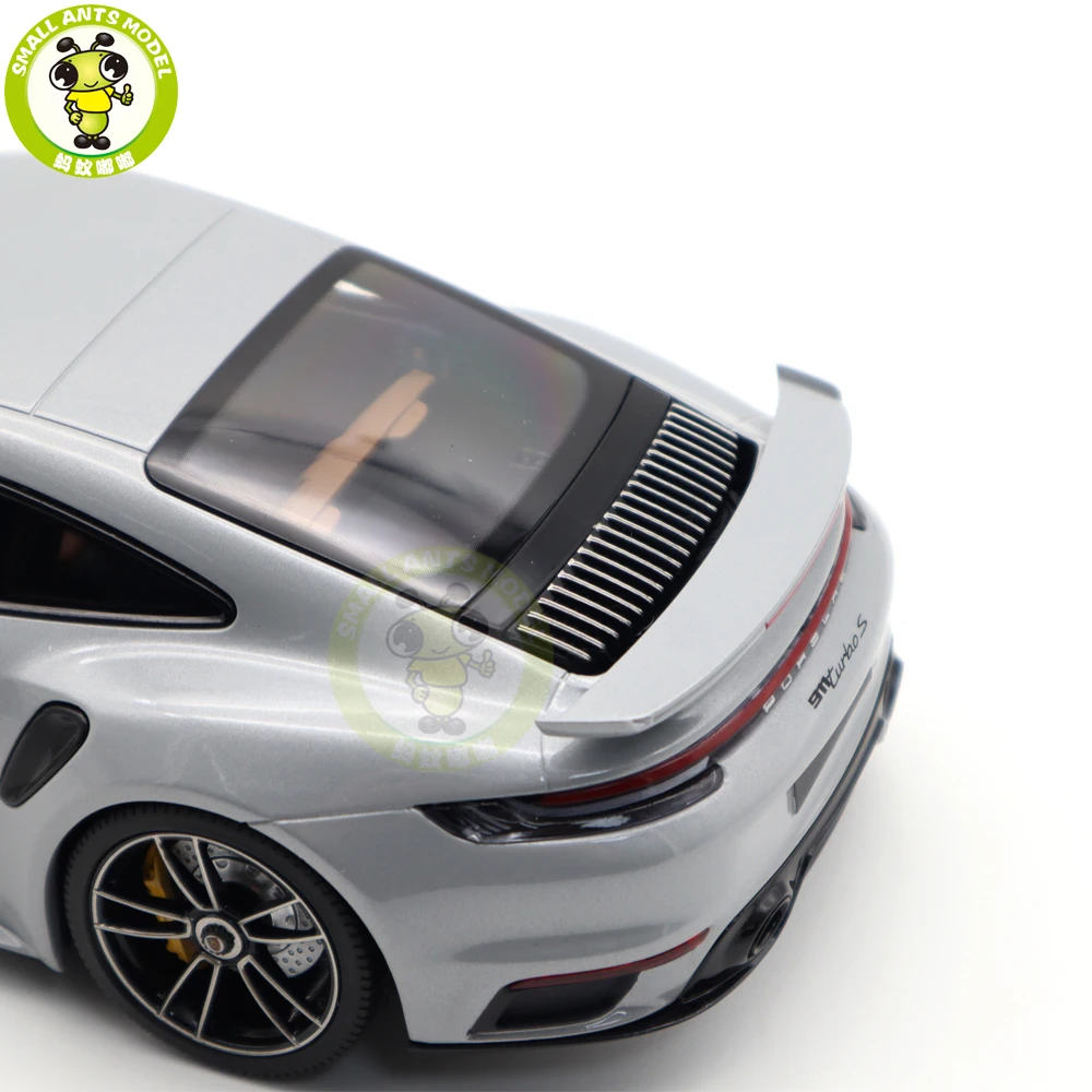 1/18 Minichamps 911 992 Turbo S Coupe Sport Design 2021 Diecast Model Toys Car Gifts For Father Husband Boyfriend