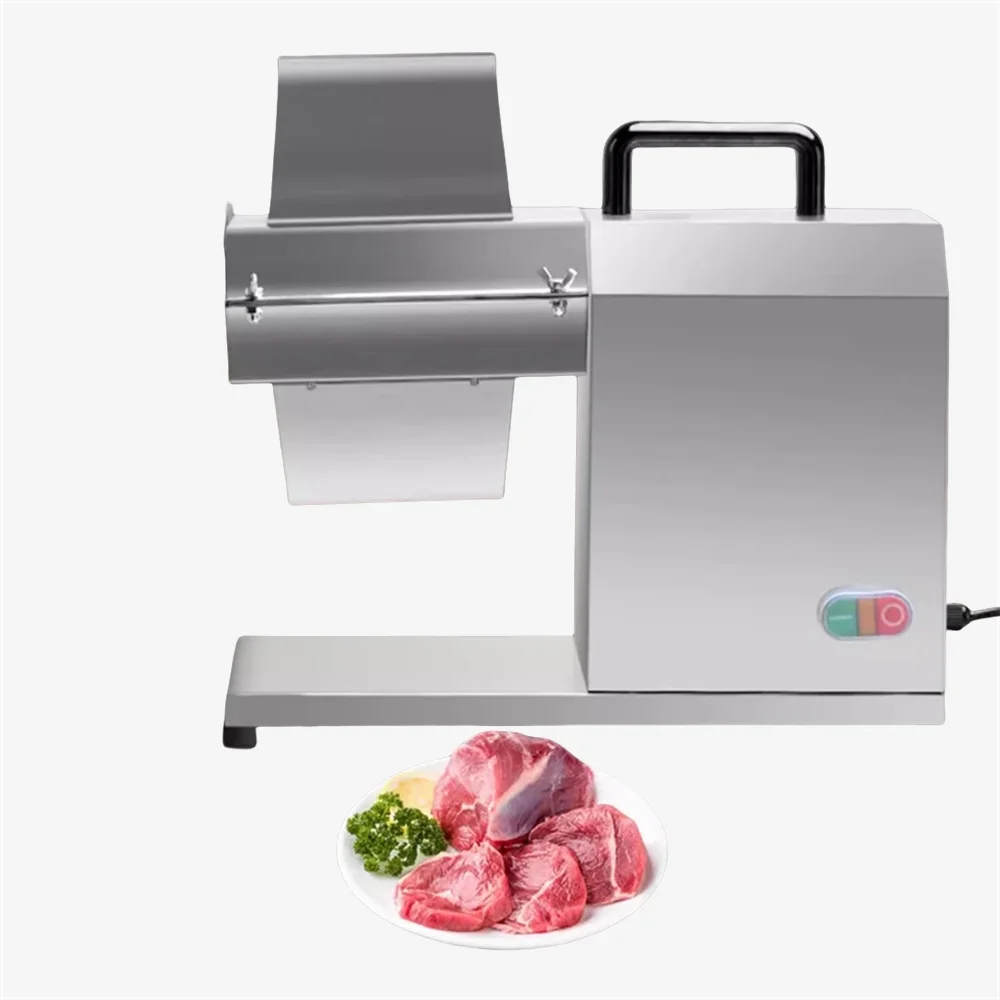 ماكينة مغرض اللحوم البقري الكهربائية 110 فولت 220 فولت، سطح الطاولة التجارية، محول اللحوم من الفولاذ المقاوم للصدأ