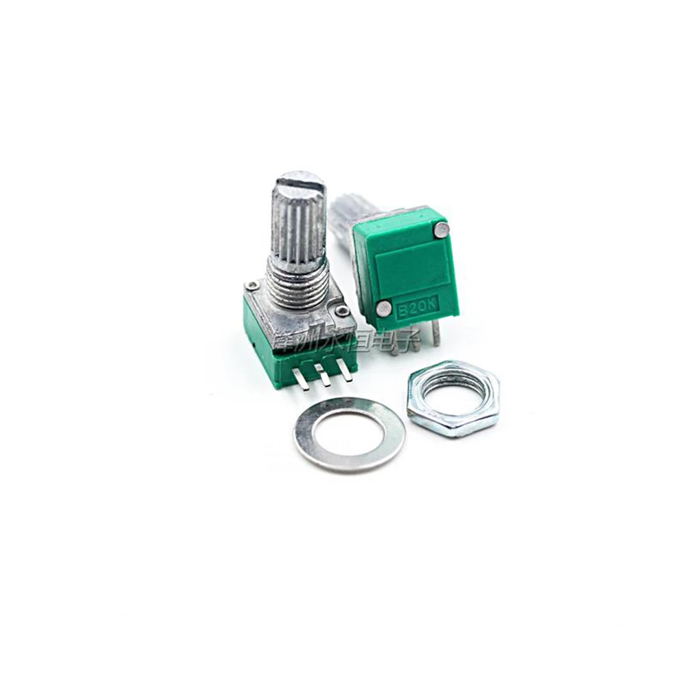 10 قطعة/الوحدة واحد الجهد 3PIN RK097N B1K 5K 10K 20K 50K 100K 250K الصوت/مضخم الصوت