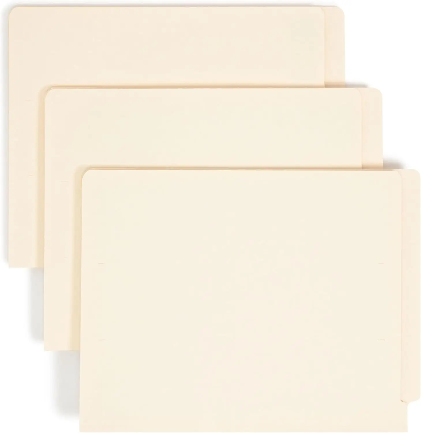 

100-Count Manila File Folders with Reinforced Straight-Cut Tabs, Letter Size for Office and Home Organization