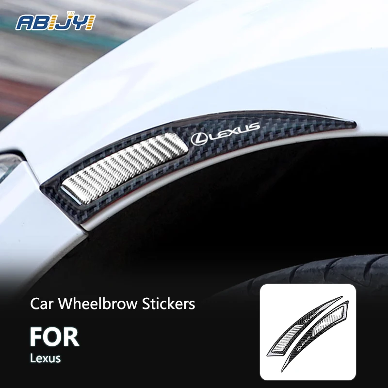 

1Pair New Racing Stickers Car Wheelbrow Stickers For Lexus IS GS ES LS SC LX GX RX Car Styling Accessories