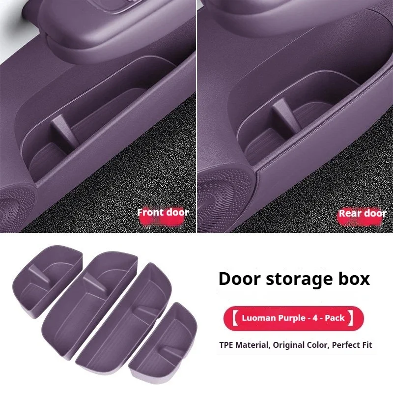 Image of Auto-Türaufbewahrungsbox für Leapmotor B10 B01 B05 Lafa5 B03X A10 Pad TPE Auto-Innenraum Modifiziertes Zubehör