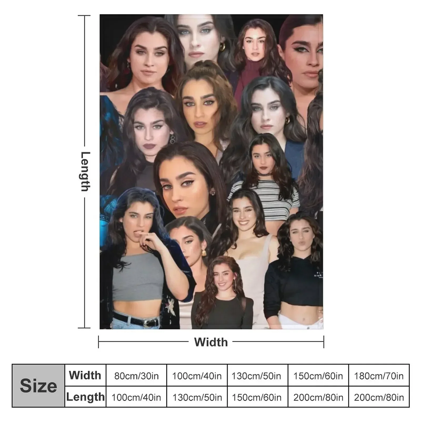 lauren jauregui photo collage Throw Blanket For Baby Luxury St Blankets