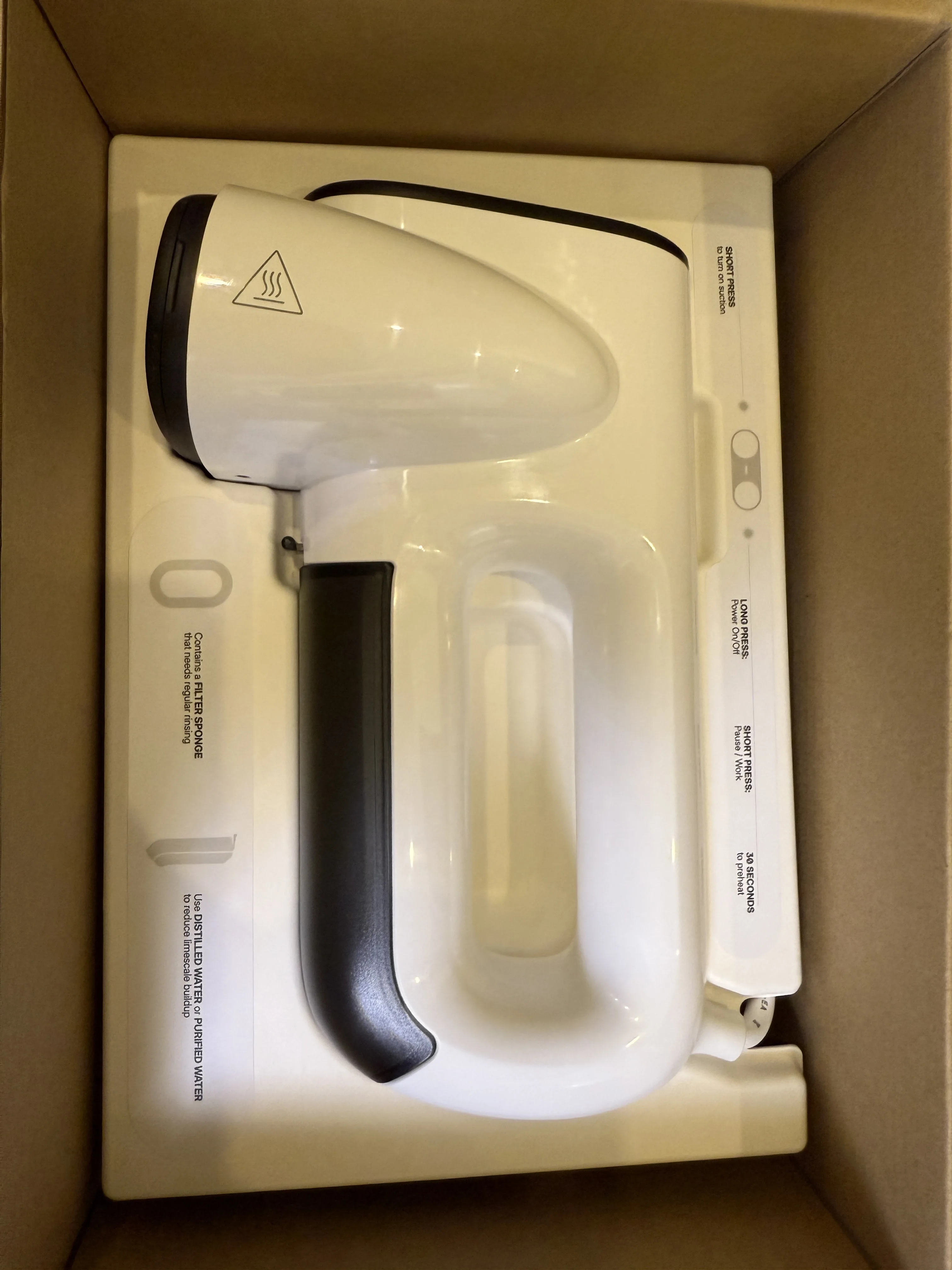 

Neakasa genuine European plug portable travel steam iron, handheld steam iron with vacuum ironing function