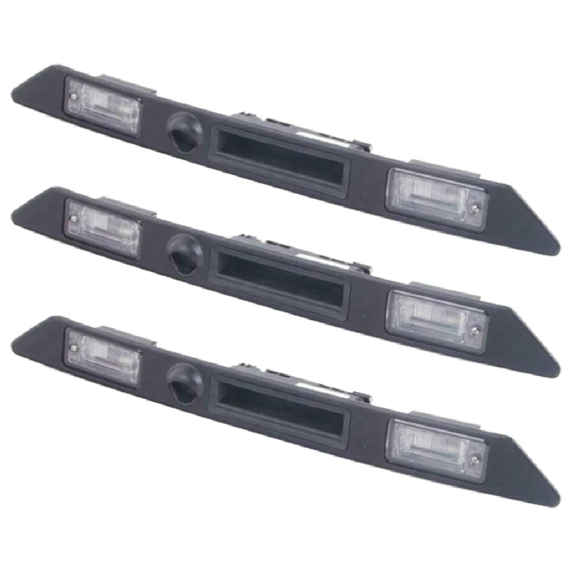 

3Pcs/Set Car Trunk Grip License Plate Light Trim Assembly For A4 B7 2005-2008 8E0827574C3FZ