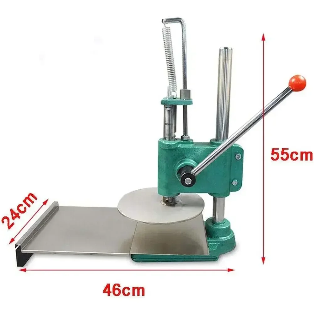 Stainless Steel Manual Dough Press Machine Household Pizza Pastry Dough Maker for Home Kitchen Commercial Baking Use