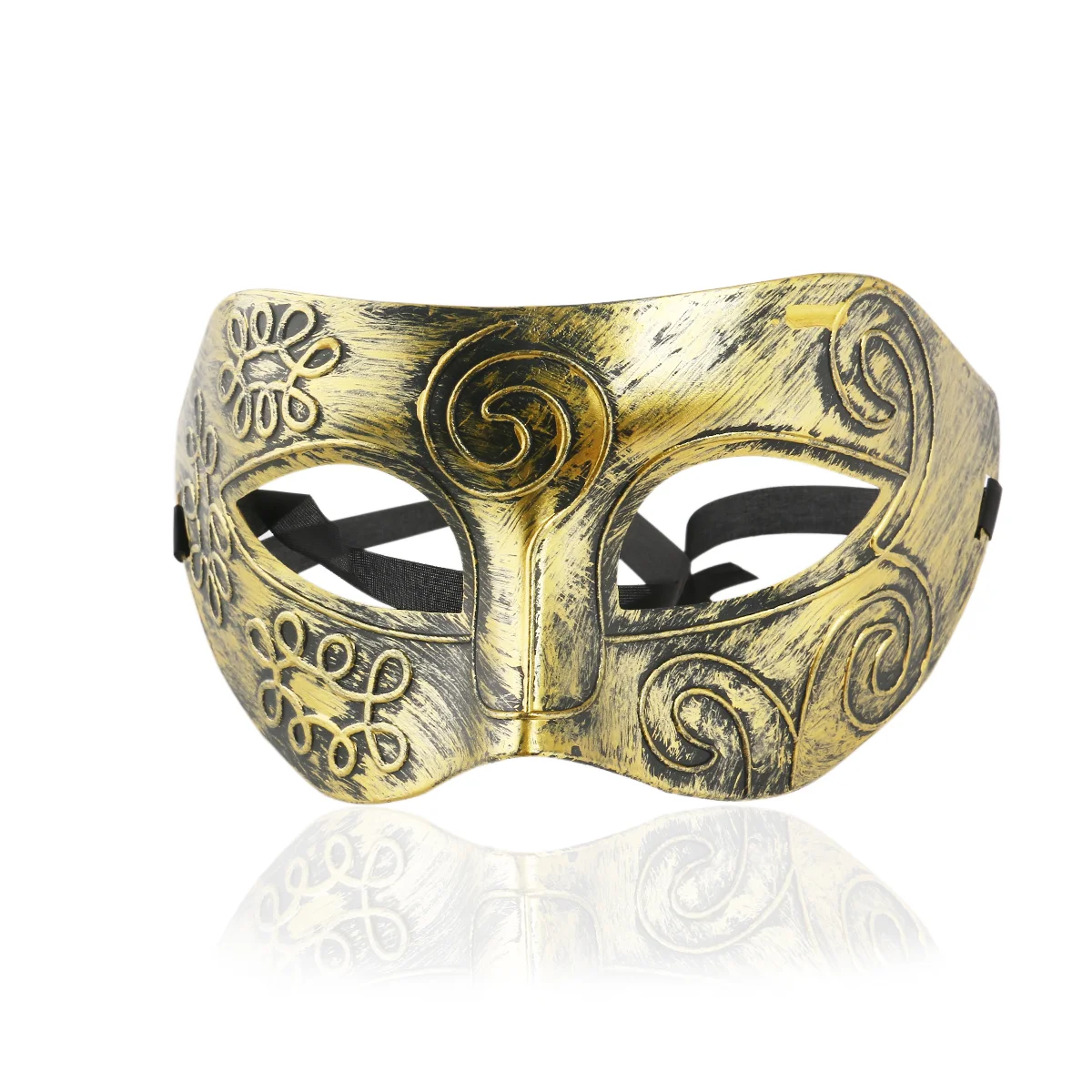 

Decorate Miss Couple Costumes Gold and Black Masquerade Mask Venetian Half Face For Mascarade Ball Men