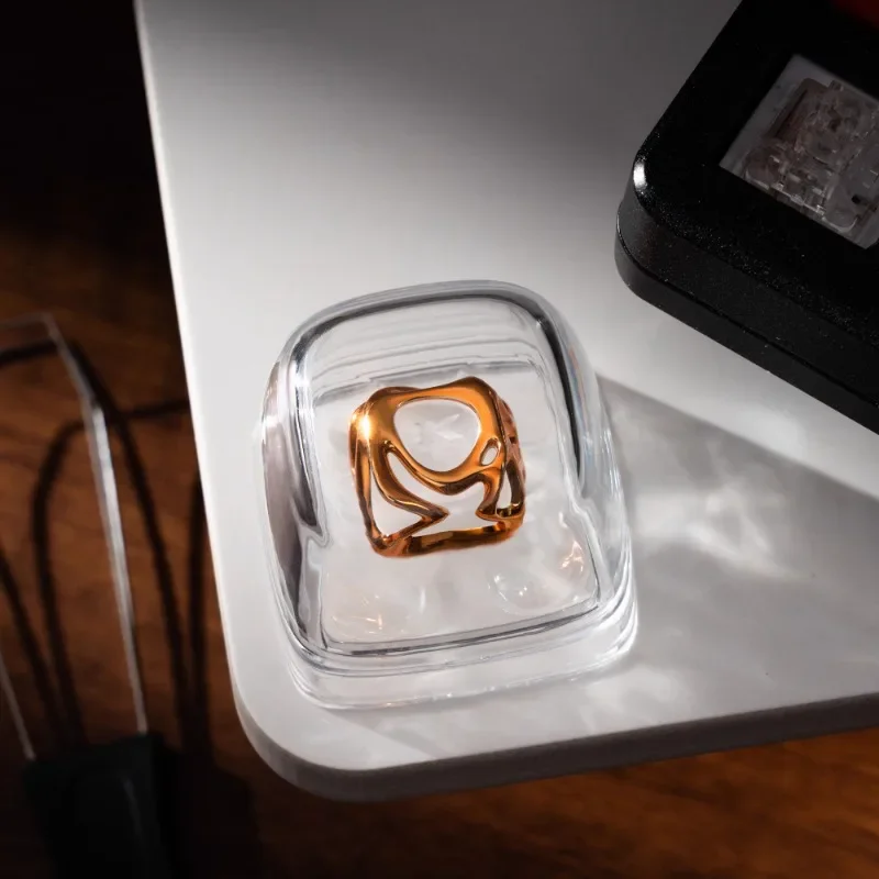 NEW XVX Personalized Creative Keycaps Matte Finish Translucent Metallic Texture Custom Key Caps Mechanical Keyboards Accessories