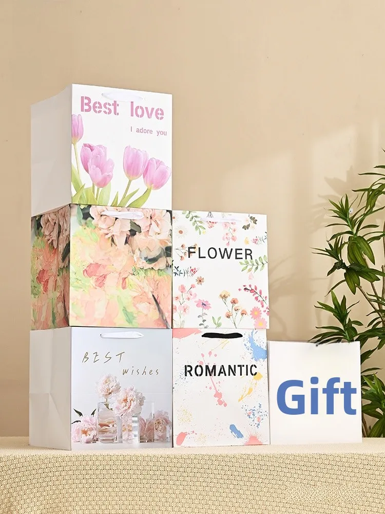 

Meteor ower Fre Flower Handheld Square Gift Box Bouquet Paaging Carton Flower Art Material Floral Design Gift Box