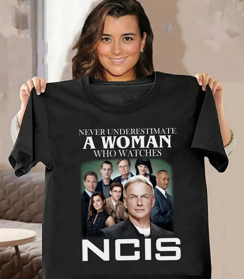 Never Underestimate A Woman Who Watches Ncis Unisex T Shirt