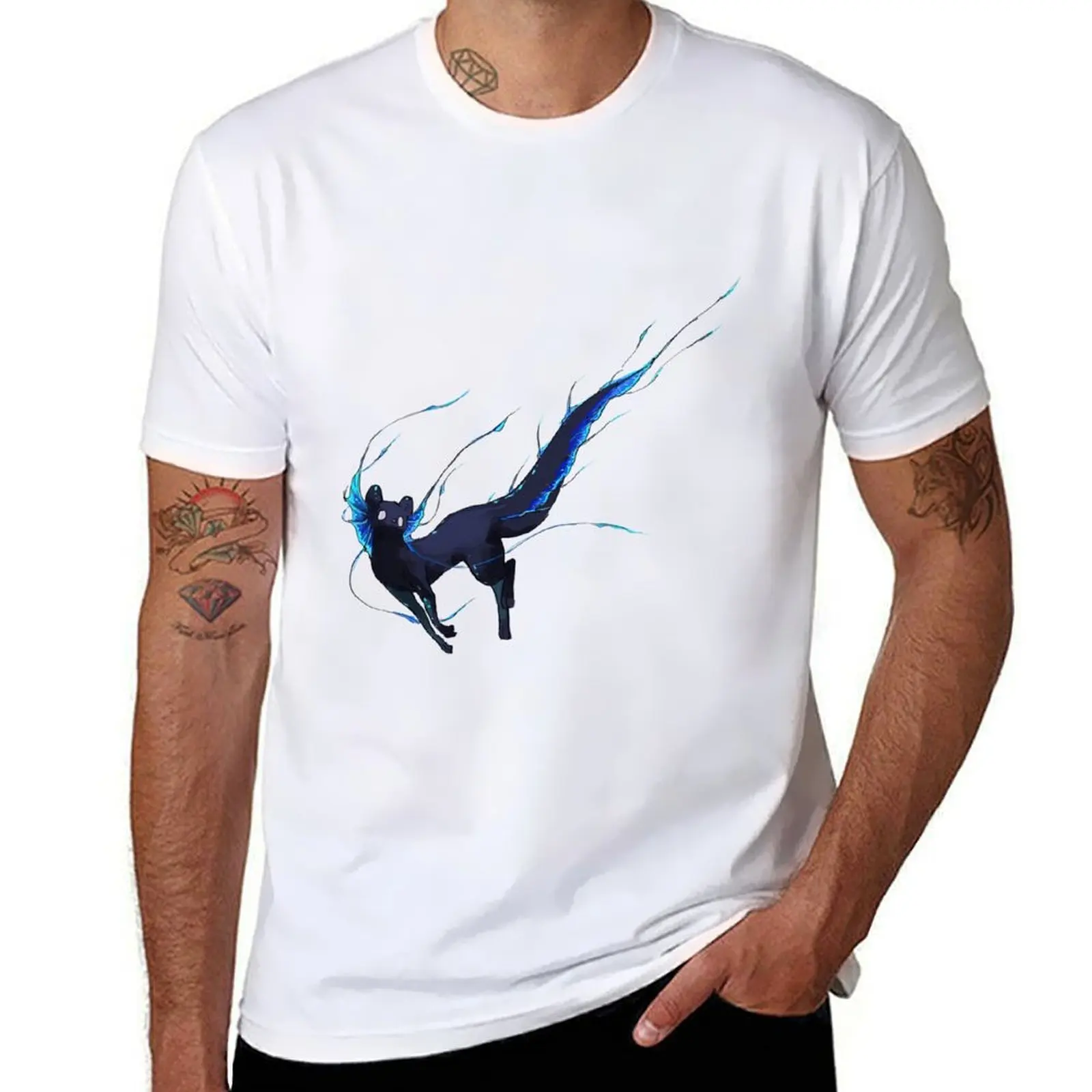 

some deepsea slugcat T-Shirt man t shirts cotton printed t shirts for man T-Shirt