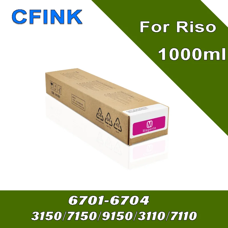 CFINK untuk Riso S-6701G S-6702G S-6703G S-6704G Kartrid Tinta Kompatibel untuk Riso 3150 7150 9150 3110 7110 3150R 7150R S-6300G