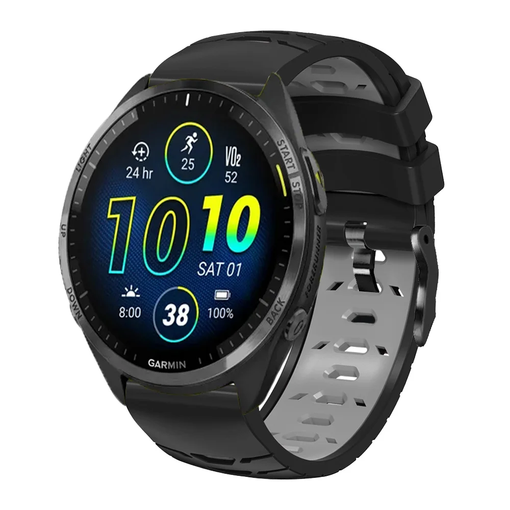 Силиконовый ремешок 22 мм для Garmin Forerunner 265 965 745 255M SmartWatch Band для Garmin Vivoactive 4 Venu 2 Спортивный браслет Correa