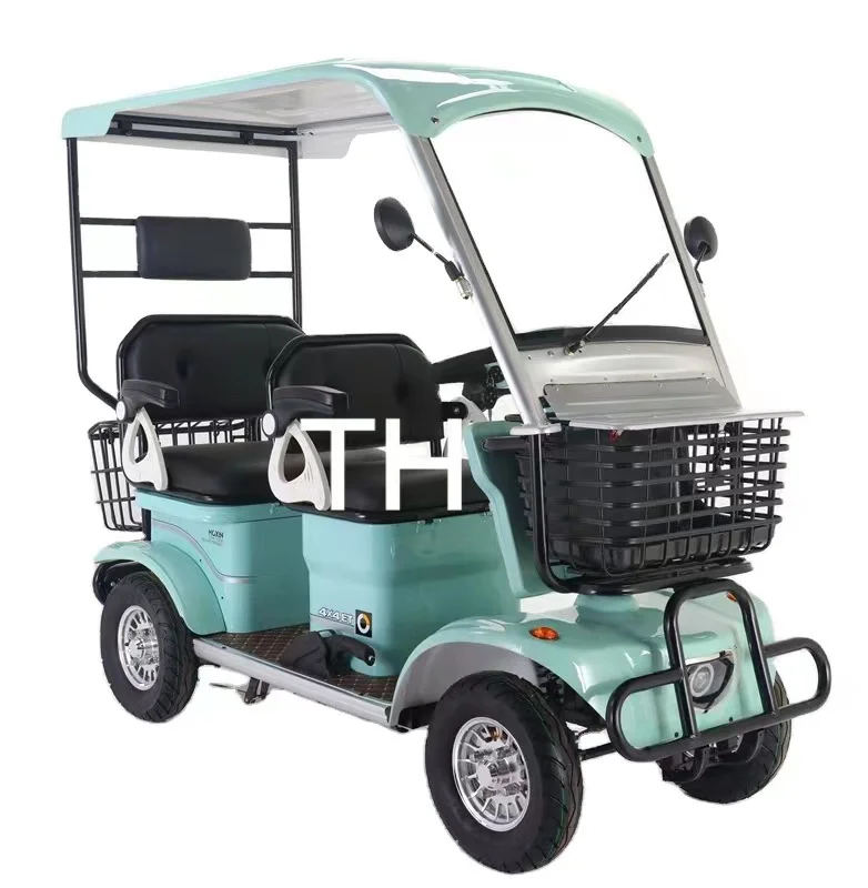 

2023 New Model Electric 4 Wheels Elderly Mobility Scooter 800W Electric Family Bike 4 Seats Trike