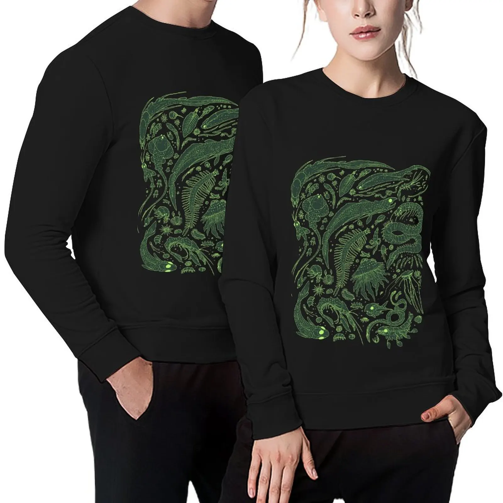 

strange sea- hadopelagic Pullover autumn clothes men's coat korean autumn clothes men's sweat-shirt autumn sweatshirt