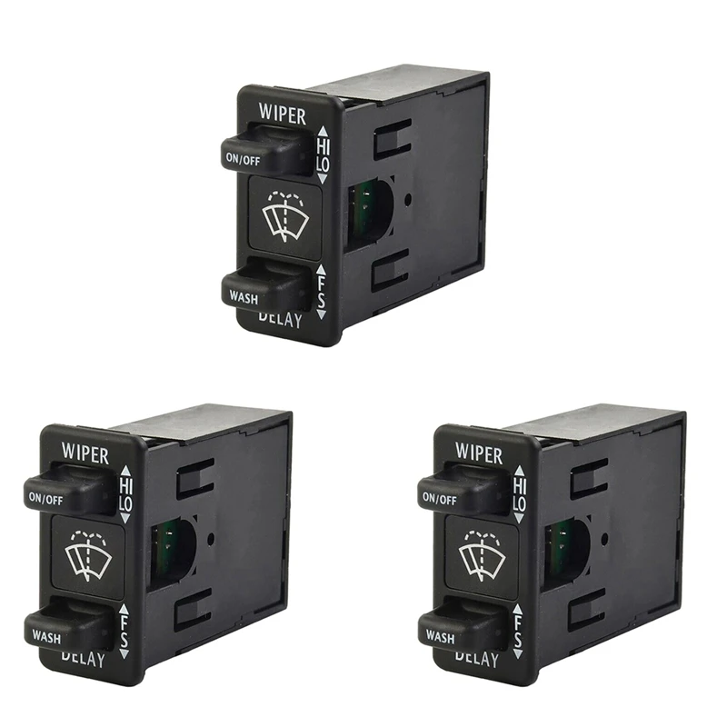 

3X 0623096002 Power Wiper Control Switch For Freightliner For Columbia 2000-2017