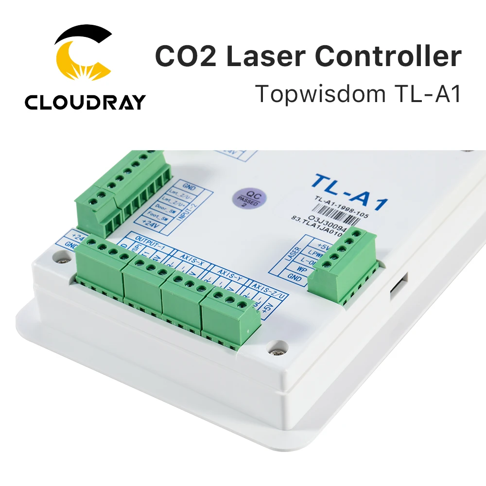 Cloudray CO2 Laser Topwisdom TL-A1 Controller for Co2 Laser Engraving Cutting Machine 3 Axes Motion Control Integrated Card