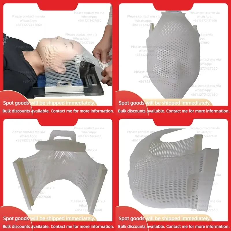 O Type 3 clamp 3-PNT Thermoplastic Head Mask-MRI Radiotherapy Sheet Immobilizer Fixation Mask CE ISO13485