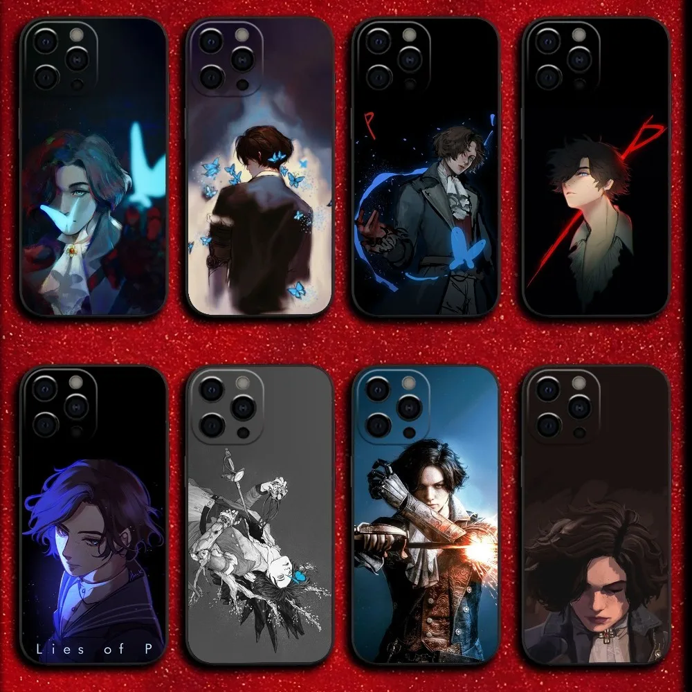 

Game L-Lies Of P Phone Case For iPhone 16,15,14,13,12,11,Pro,XS,Max,XR,Plus,SE,Mini Soft Black Cover