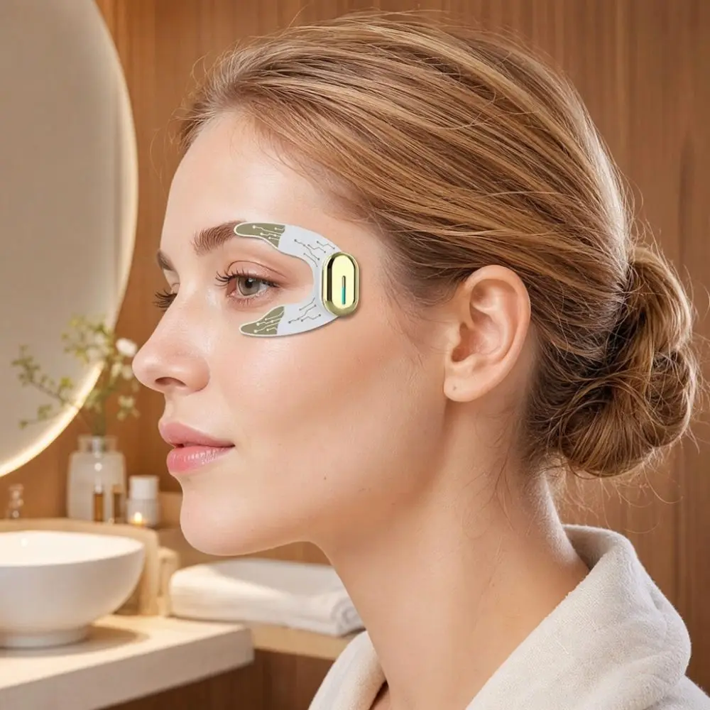 Electric EMS Eye Massager USB Charging Lifting Firming Eye Lift Device Muscle Stimulation Skin Tightening V-Shaped Eye Tool