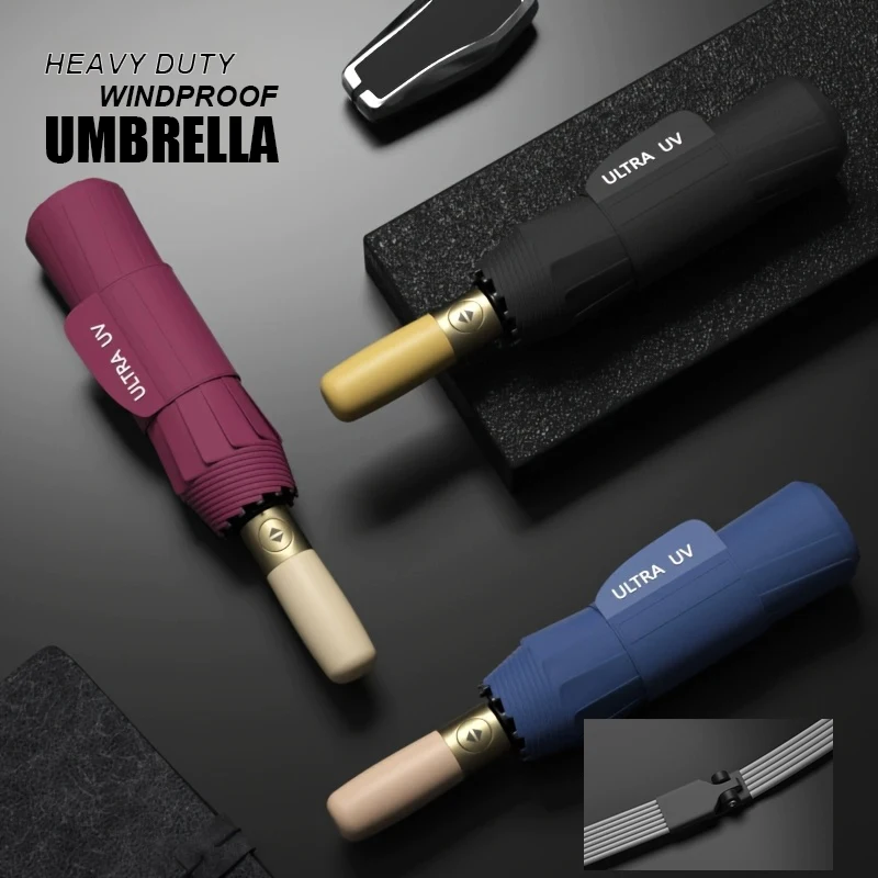 

Сверхмощный ветрозащитный зонт с 12 полостями и деревянной ручкой, большой холщовый складной всепогодный зонт для мужчин, роскошные деловые поездки