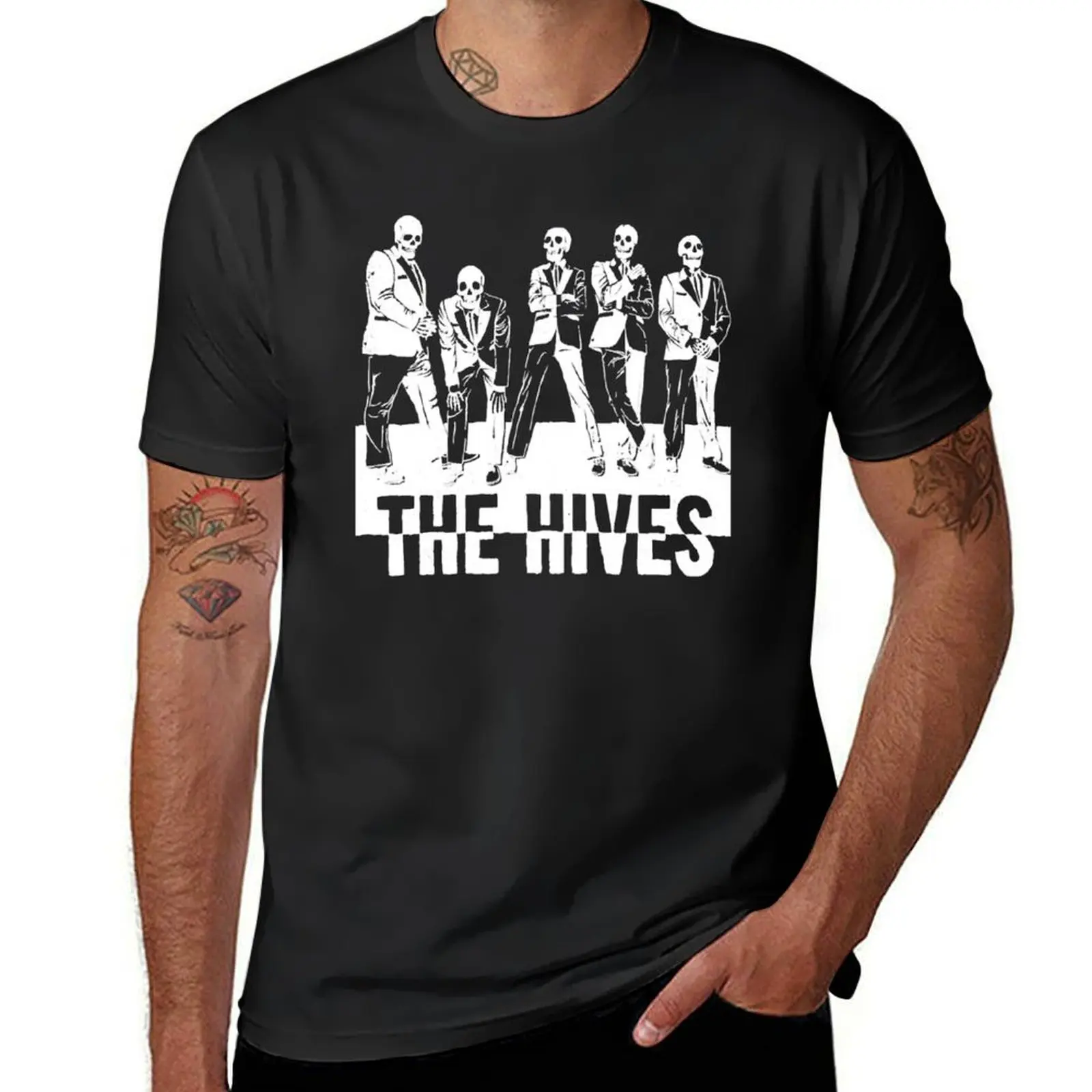 

Funny Gift The Hives Best Rock Band In Swedsh Est 2000Awesome For Music Fans T-Shirt boys animal print new edition mens clothes