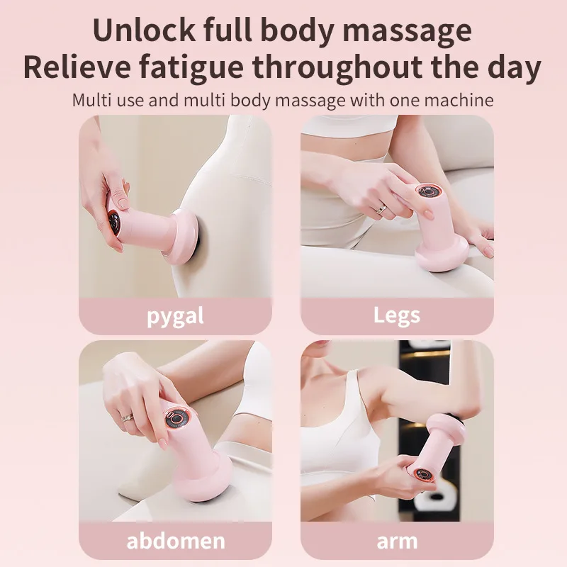 Fat-Pushing Machine Body Massager home handheld wireless Massage Hammer Neck waist shoulder Kneading Fascia Gun