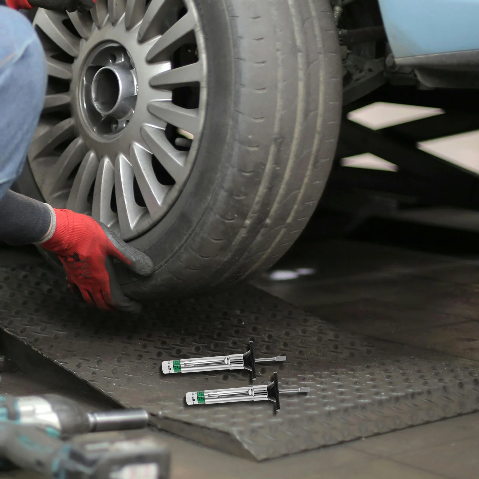 

10Pcs Tire Tread Depth Gauge Professional Wear Indicator Precise Thickness Checker Safe Driving Condition Analyzer
