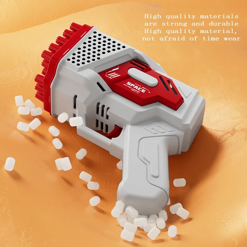 40-otworowy pistolet bąbelkowy ręczny w pełni automatyczne urządzenie do baniek dziecięcy bąbelkowy Blaster bez baterii bez bąbelkowej wody