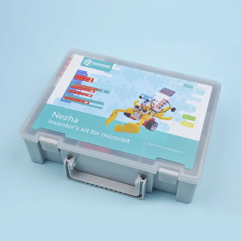 ELECFREAKS micro:bit Nezha 48 IN 1 Inventor's Kit (Without micro:bit Board)  400 Pieces of Bricks Interactive Coding Accessories