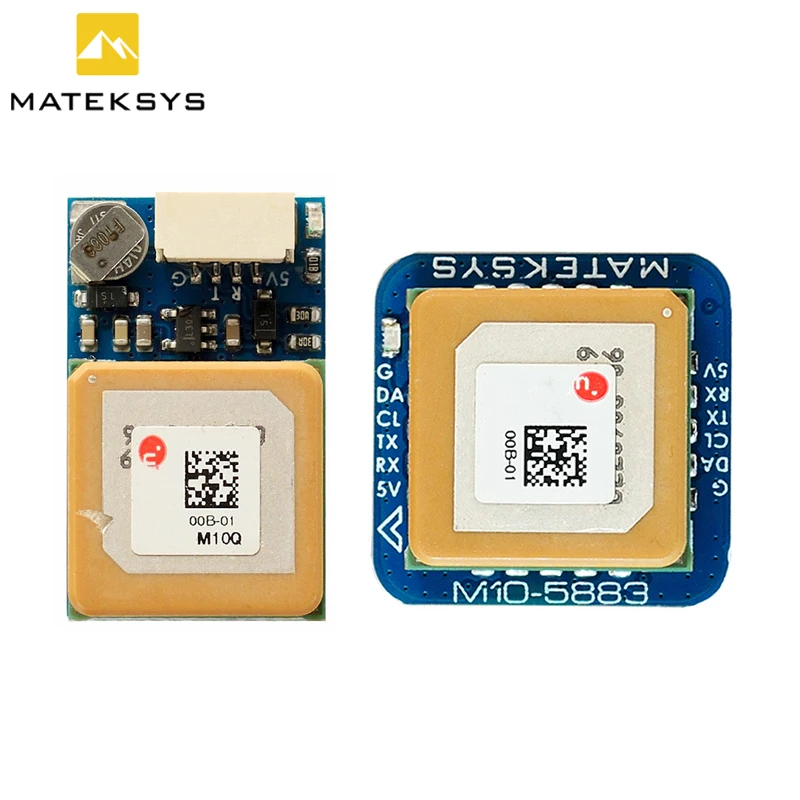 MATEK Mateksys GNSS U-blox M10Q/ M10Q-5883 4-9V GPS Brújula magnética incorporada