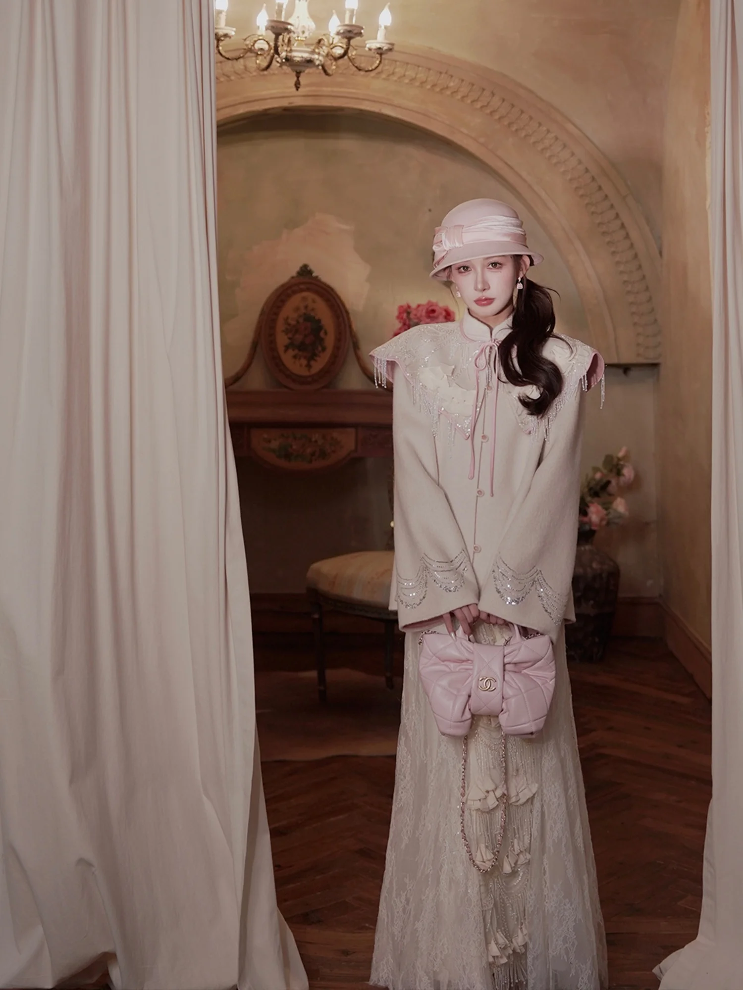 

Новый китайский шерстяной комплект Du Pupitao: стильное и уютное пальто из 100% чистой шерсти для молодых женщин на зиму