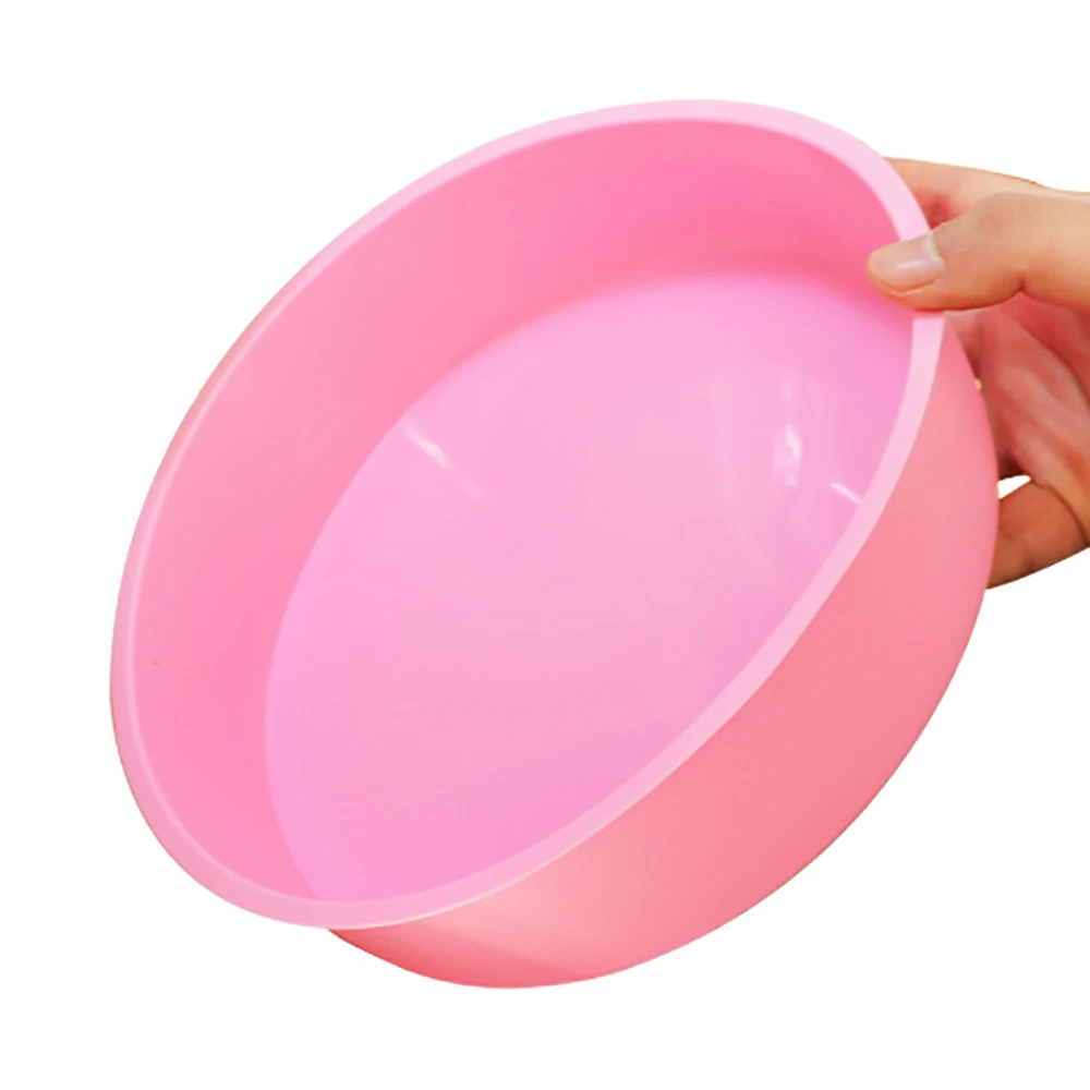 

1Pcs 8inch Round Silicone Mould Baking Pan Cake Bread Mold Baking Accessories Silicone Molds Baking Accessories