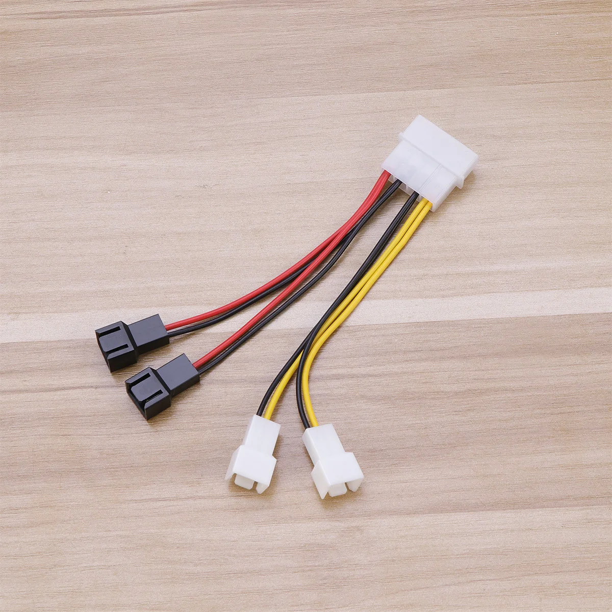 

1pc Pwm Splitter Cable Black Design For Pc Cpu Cooling Extension Support Motherboard Multi Fan Control Adapter