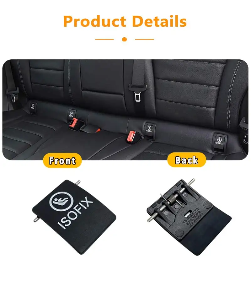 Für Mercedes Benz C-Klasse GLC-Klasse Kindersitz-Ankerabdeckung W205 W253 Kindersitz Isofix-Verriegelungsabdeckung C180 C200 C260 GLC300 – Detail 3