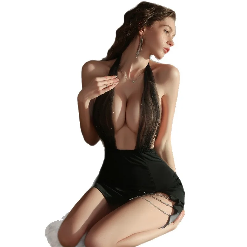 اليابانية الإباحية PartySexy أمين OL موحدة تأثيري ازياء انظر من خلال الورك تنّورة ملفوفة فستان سهرة الملابس الداخلية لعبة الجنس الملابس