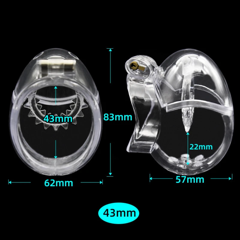 New Full Bondage Egg Type Male Chastity Cage  Lock  With Devices Scrotum Ball Stretcher Thorn Ring Cock Cage Sex Toys For Men