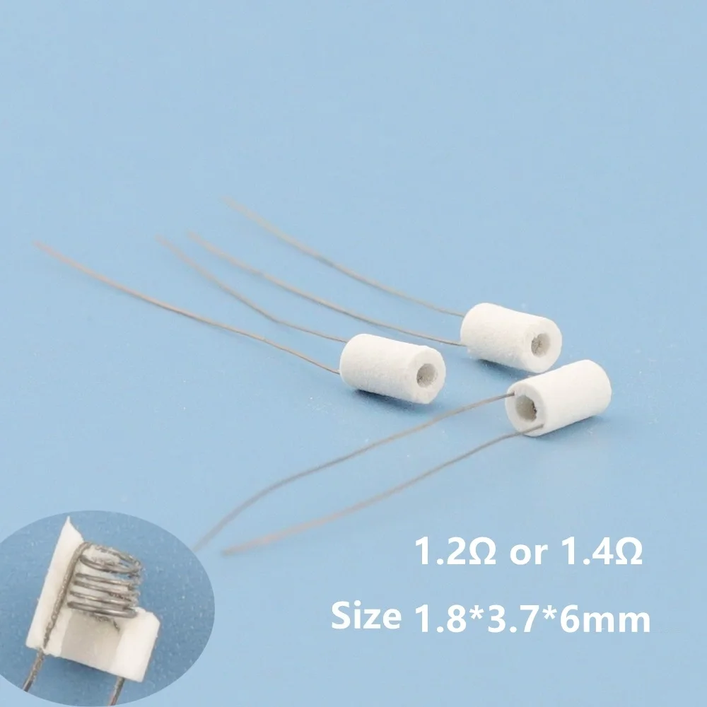 Noyau de fils chauffants en céramique pour bricolage, accessoires de reconstruction RBK, 5 types, OD 3/3mm, 7/4mm, 3/4mm, 6/5mm