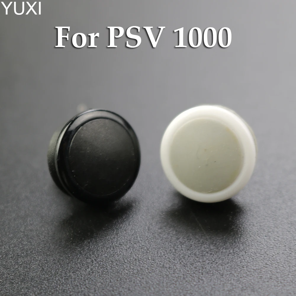 

YUXI 1pcs for PSV 1000 2000 White Black 3D Analog Joystick Cap For PSV1000 Button Joystick Rocker Cap For Psvita 1000 PSV 1000